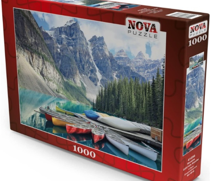 Puzzle - Nova puzzle - Canoa sul lago di Moraine